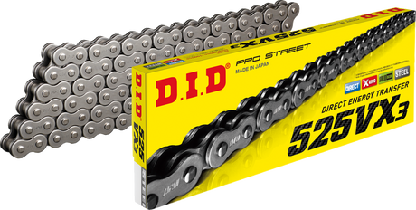 DID M525VX3X110ZB 525 VX3 - Drive Chain - 110 Links | Adventure/ATV/UTV