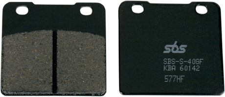 SBS HF Series Organic Base Brake Pads - 577HF (Suzuki Intruder 750 G / Moto Guzzi 1100 California EV 1984–2008)