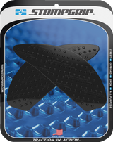 STOMPGRIP 55-10-0152B Tank Grips - Volcano - Black - Suzuki - GS '18-'25 | Street - Black/White