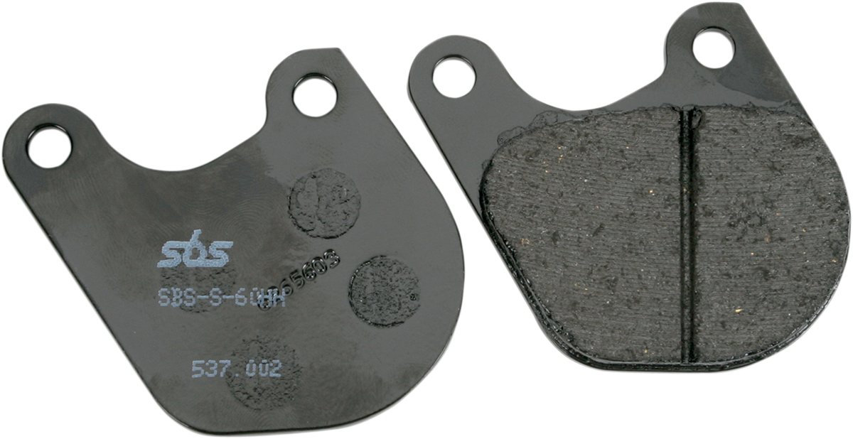 SBS Organic Base Front Brake Pads - 537H.CT (Harley-Davidson FXS Low Rider / XLH1000 / XLS Roadster 1977–1983)