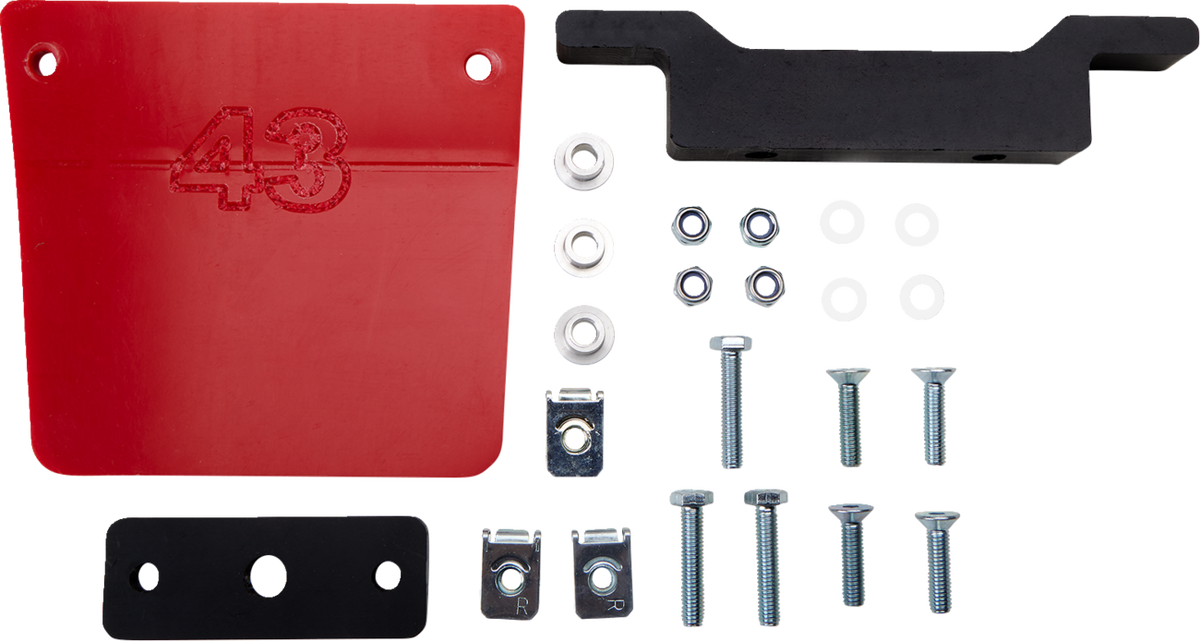 Axp Racing AX1686 Xtrem Skid Plate - Red - Beta - RR X-Pro/Enduro RR '23-'27 | Adventure/Off-Road