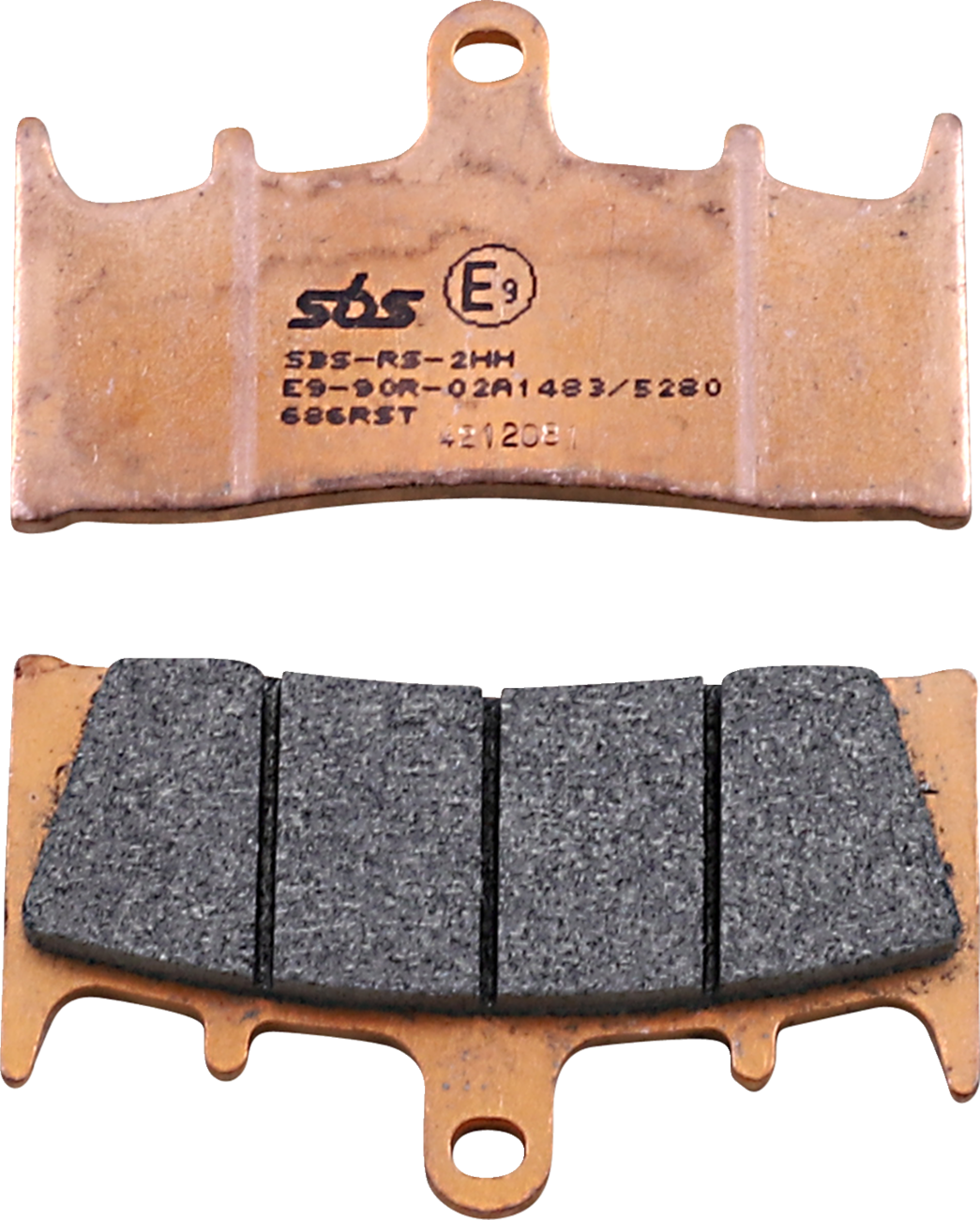 SBS RST Sintered Front Brake Pads - 686RST (Kawasaki Ninja ZX-9R / Suzuki GSX1300R Hayabusa 1993–2008)