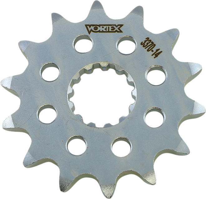 VORTEX 3370-14 Front Sprocket - 14 Tooth - Kawasaki/Yamaha/Suzuki | Adventure/ATV/UTV