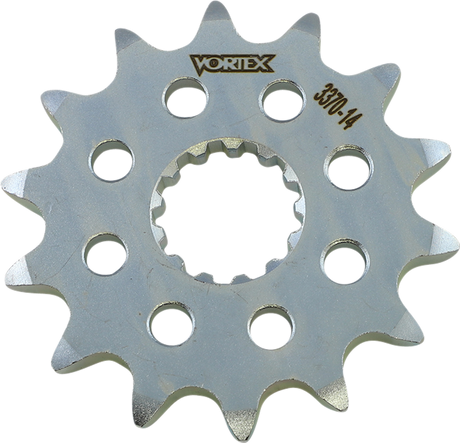 VORTEX 3370-14 Front Sprocket - 14 Tooth - Kawasaki/Yamaha/Suzuki | Adventure/ATV/UTV