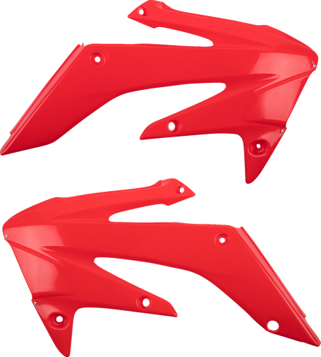 Cycra 1CYC-1875-33 PowerFlow Shrouds - Red - Honda - CRF '04-'09 | Off-Road
