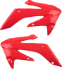Cycra 1CYC-1875-33 PowerFlow Shrouds - Red - Honda - CRF '04-'09 | Off-Road