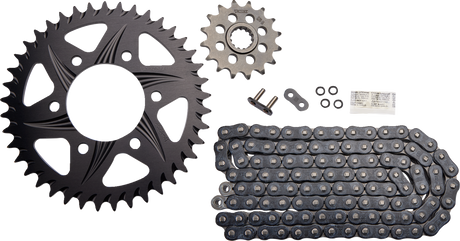 VORTEX CK6296 Chain and Sprocket Kit - HFRA - Black - Kawasaki Ninja ZX-10R | Street