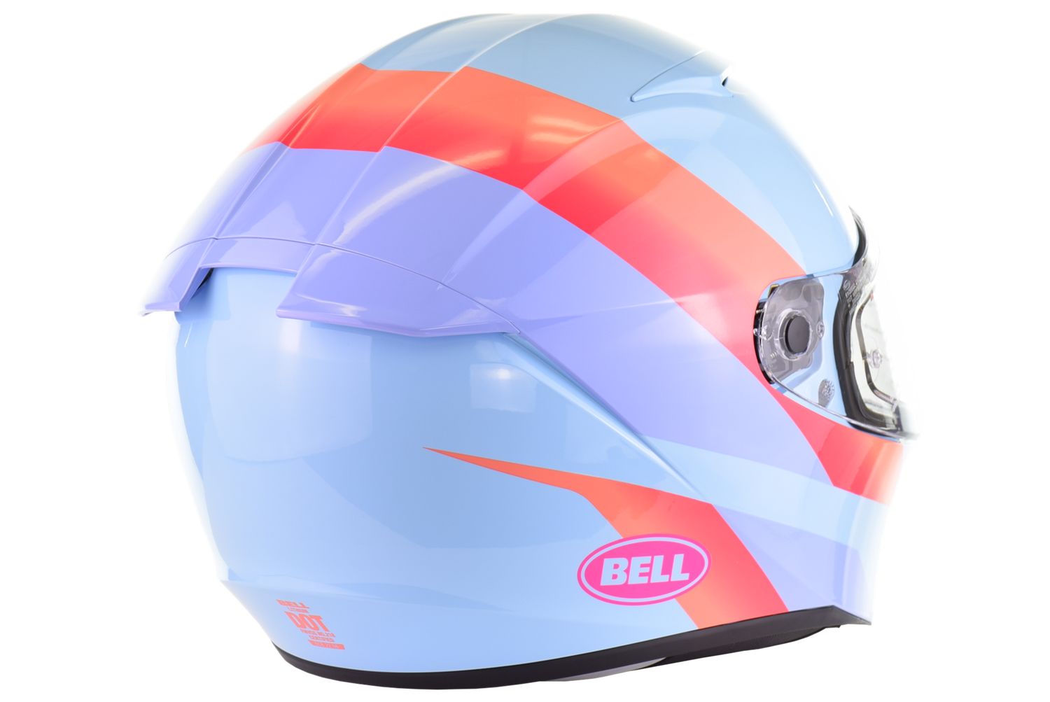 bell helmet 360fly Bell Lithium Passion Helmet - Blue/Pink