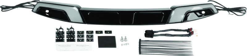 Kuryakyn Tracer Windshield Trim 14-Up FLH Models Black - Cycle City Outdoors