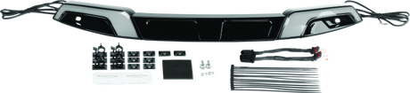 Kuryakyn Tracer Windshield Trim 14-Up FLH Models Black - Cycle City Outdoors