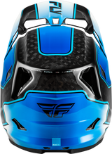 Werx R Flow Carbon Helmet Black Carbon/Blue/White Xs