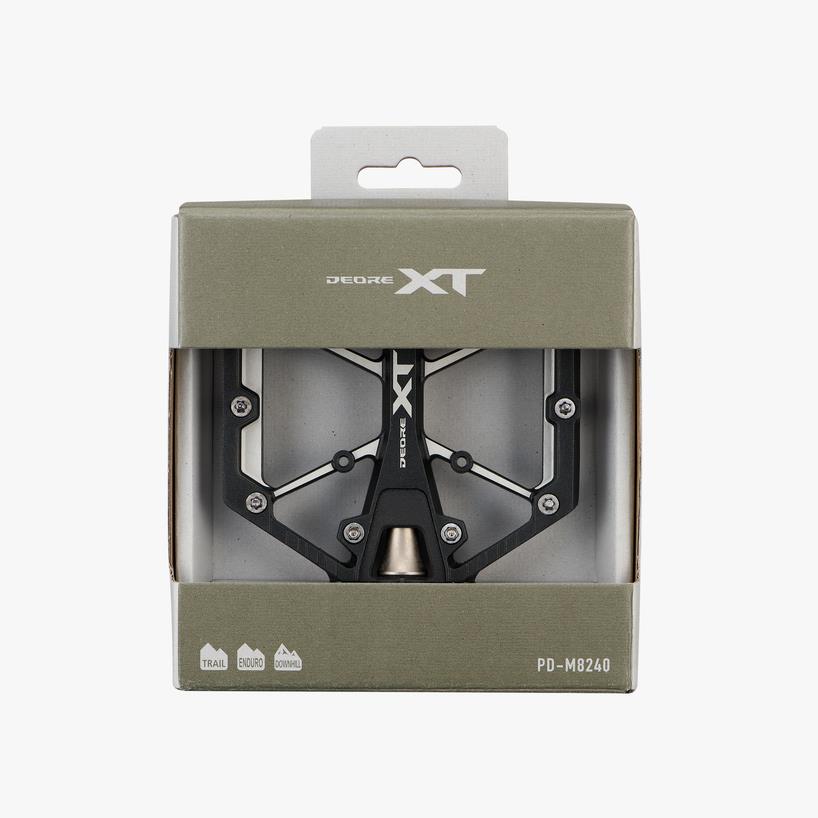 Shimano PEDAL PD-M8240 DEORE XT FLAT PEDAL W/O REFLECTOR BLACK