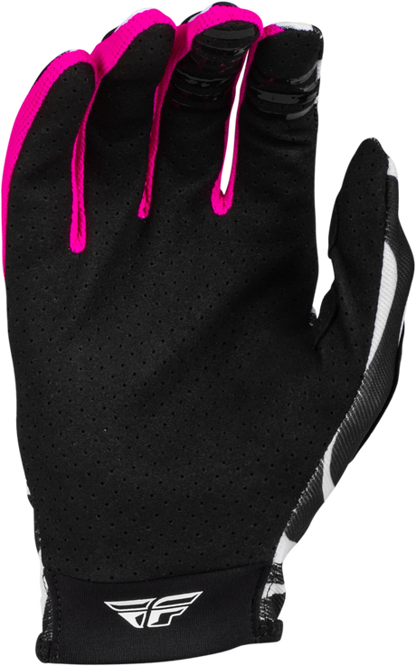 Lite Uncaged Gloves Black/White/Neon Pink 2x - Cycle City Outdoors