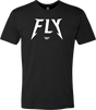Fly Master Tee Black Md - Cycle City Outdoors