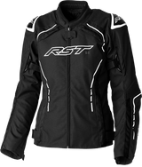 Ladies S1 Ce Jacket Black/White Textile Md