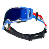 JT Classic Goggles Retro Honda Orange/Red Lens