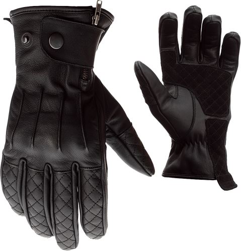 RST Matlock CE Leather Motorcycle Gloves | Level 1 KP, Reinforced Palm & Perforated Fingers