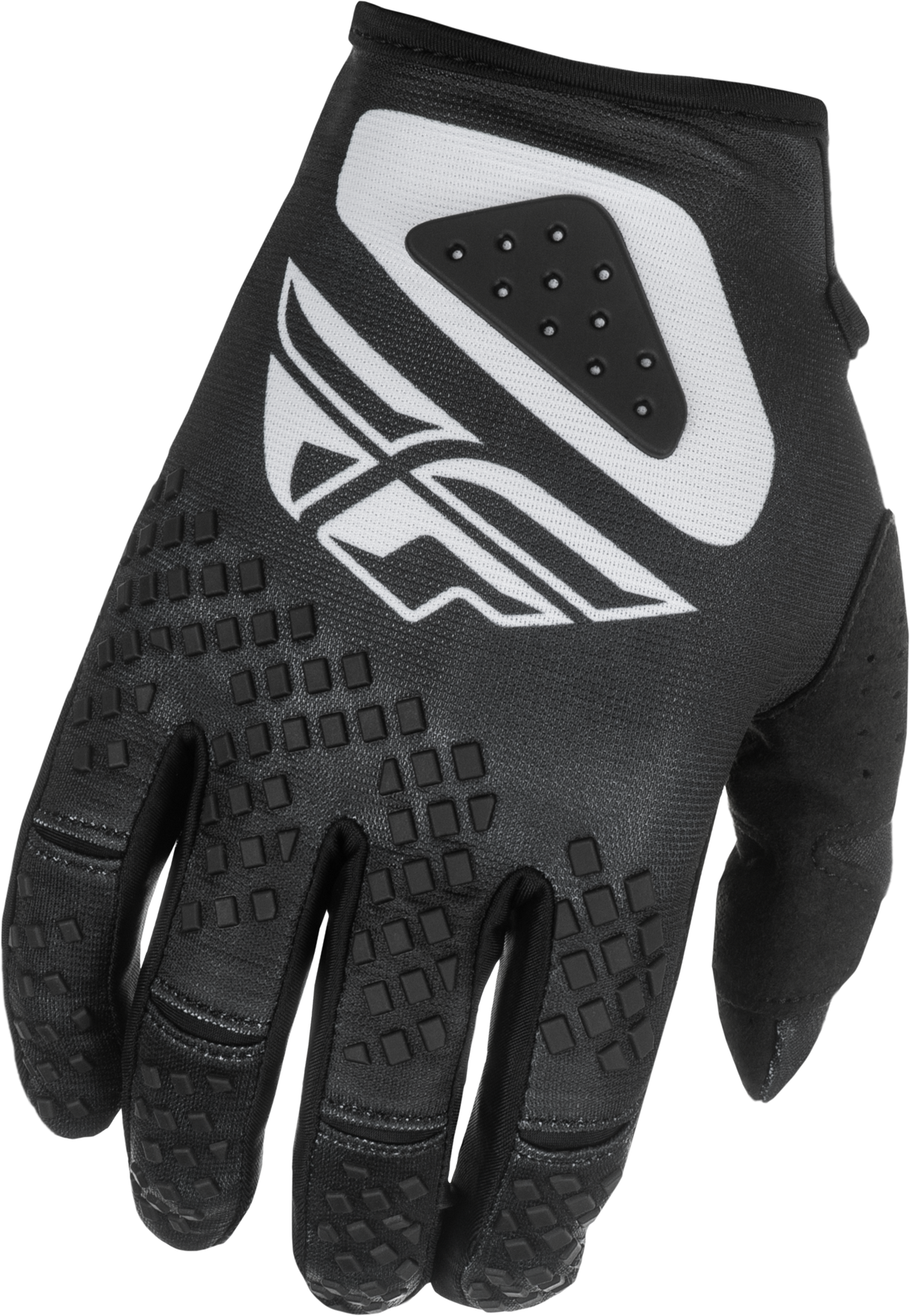 Youth Kinetic Sym Gloves Black/White Yl - Cycle City Outdoors