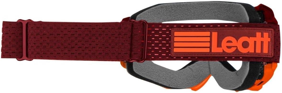 Leatt Velocity 4.0 MTB Goggle | Flame | Clear 83% Lens | Bulletproof WideVision
