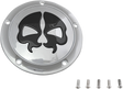 DRAG SPECIALTIES Split Skull Derby Cover - Chrome - 5-Hole 78043B2