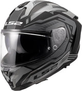 LS2 Challenger II Dravix Matte Gray Black