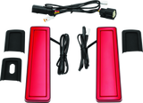 Kuryakyn Tracer Filler Panel Lights Red Lens - Cycle City Outdoors