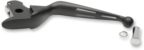 DRAG SPECIALTIES 0613-0943 Slotted Wide Blade Replacement Clutch Lever - Black | Street