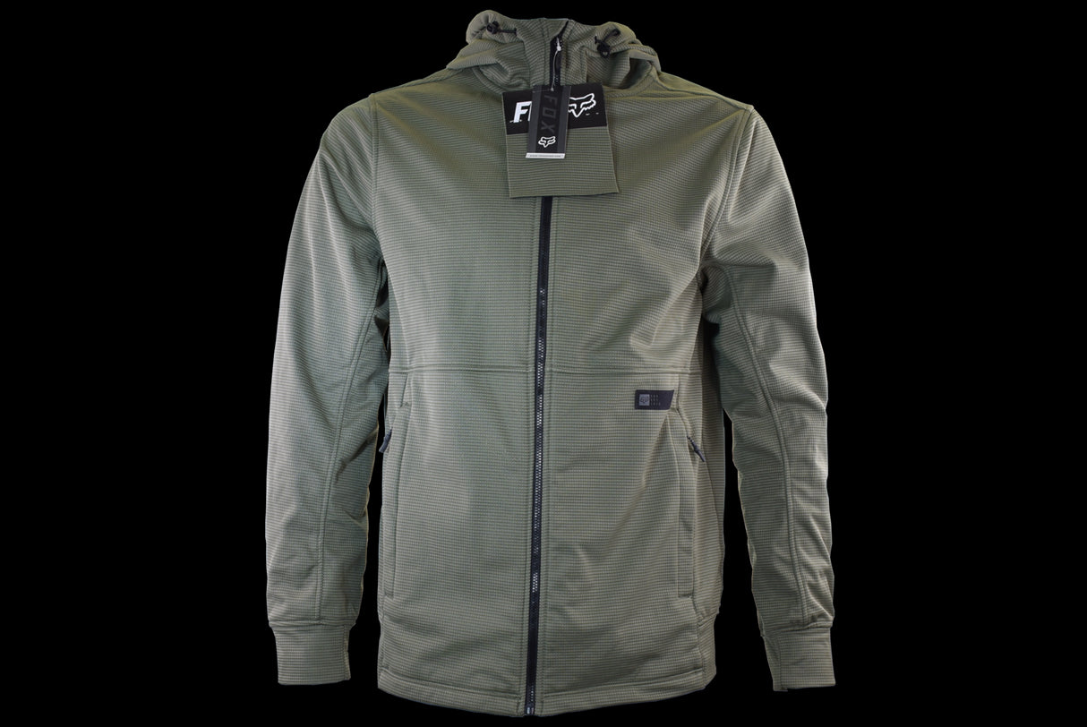 Fox Racing - Trail Side Windbloc Zip Flc - Black/Army - M