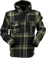 Z1R Timber Flannel Shirt - Olive/Black - 5XL 2820-5332