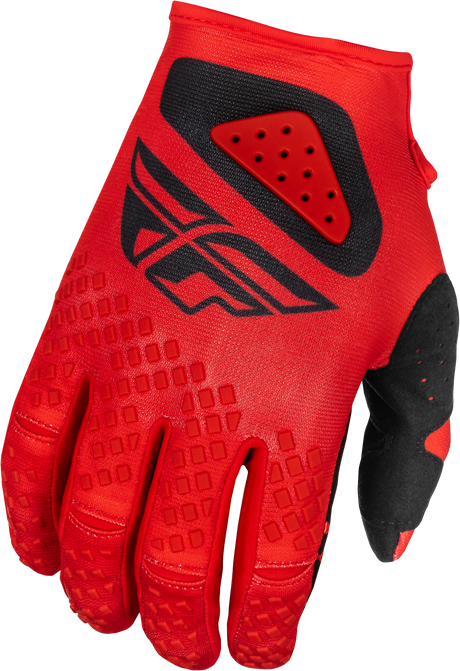Youth Kinetic Center Gloves Red/Black Yl - Cycle City Outdoors