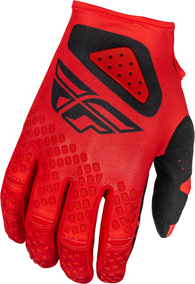 Youth Kinetic Center Gloves Red/Black Yl - Cycle City Outdoors