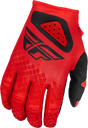 Youth Kinetic Center Gloves Red/Black Yl - Cycle City Outdoors