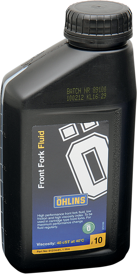 OHLINS Road and Track Suspension Fluid - 5wt - 1L 01309-01x