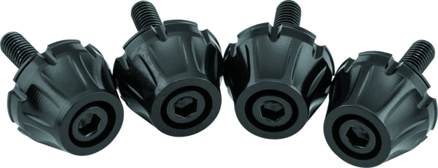 Kuryakyn Windshield Screws FLTR Black - Cycle City Outdoors