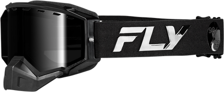 Zone Elite Snw Goggle Blk/Blk W/Blk Mir/Plrzd Smoke Lens