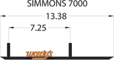 WOODY'S Wear Bar - Trail Blazer IV* Flat-Top? - 6" - 60? TSM4-7000