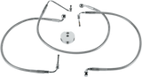 DRAG SPECIALTIES Brake Line - Front (Upper) - Stainless Steel 640115