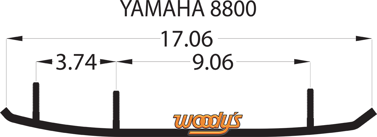 WOODY'S Extender Trail III* Flat-Top? Runner EYV3-8800