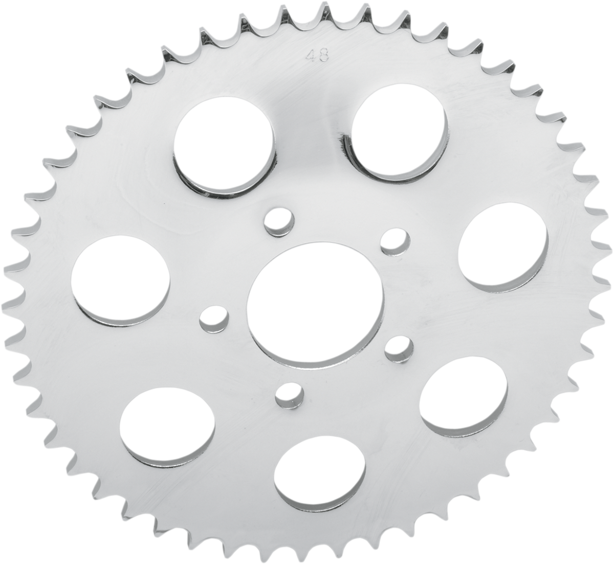 DRAG SPECIALTIES Rear Sprocket - Dished - Chrome - 51 Tooth - Big Twin 16426P