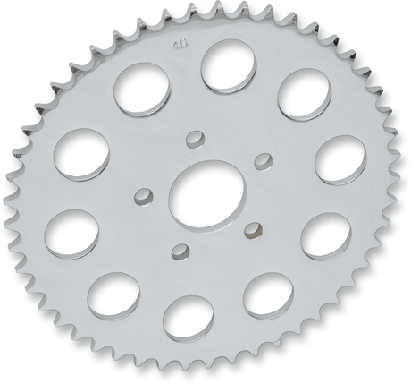 DRAG SPECIALTIES Rear Sprocket - Chrome - Flat - 46 Tooth 16427P - Cycle City Outdoors