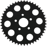 DRAG SPECIALTIES Rear Sprocket - Black - Flat - 49 Tooth 71891EB