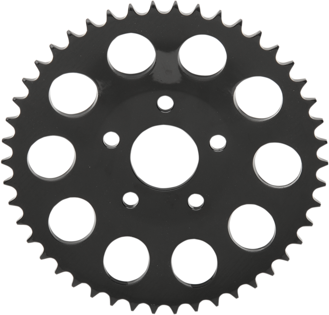 DRAG SPECIALTIES Rear Sprocket - Black - Dished - 46 Tooth 19430EB