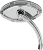 ARLEN NESS Mirror - Beveled - Side View - Short - Cat Eye - Chrome - Right 13-133