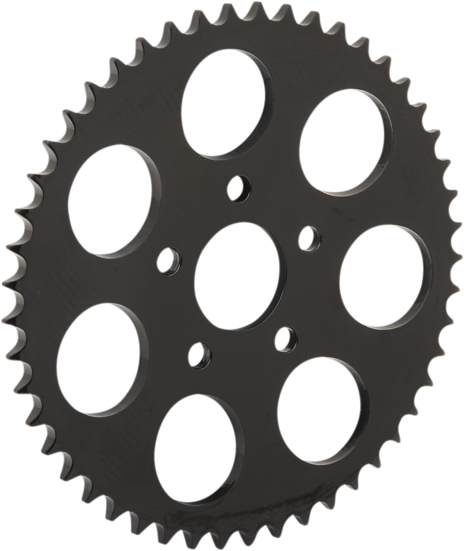 DRAG SPECIALTIES Rear Sprocket - Black - Dished - 49 Tooth 17512EB
