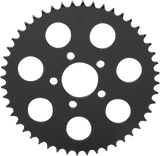 DRAG SPECIALTIES Rear Sprocket - Flat - Gloss Black - 48 Tooth - Big Twin 16421EB