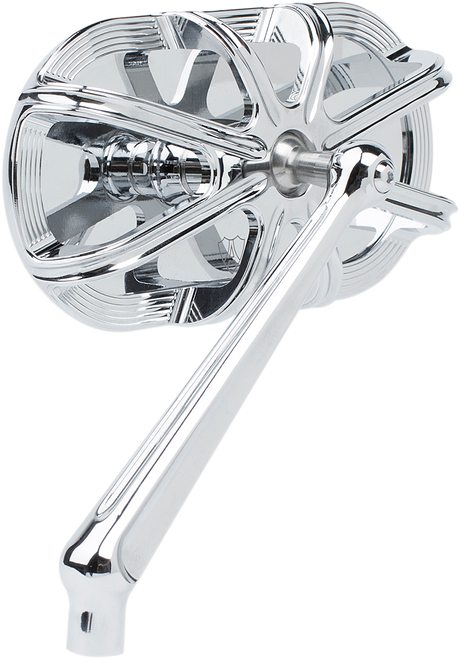 ARLEN NESS Mirror - Side View - Caged Series/10 Gauge - Chrome - Left 13-161