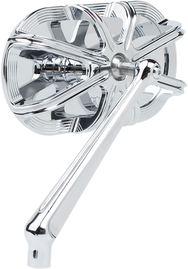ARLEN NESS Mirror - Side View - Caged Series/10 Gauge - Chrome - Left 13-161