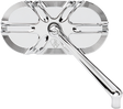 ARLEN NESS Mirror - Side View - Caged Series/Deep Cut - Chrome - Left 13-165