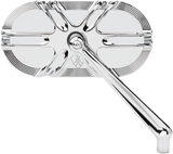 ARLEN NESS Mirror - Side View - Caged Series/Deep Cut - Chrome - Left 13-165