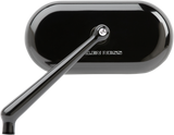 ARLEN NESS Mirror - Side View - Oval - Black - Left 13-170